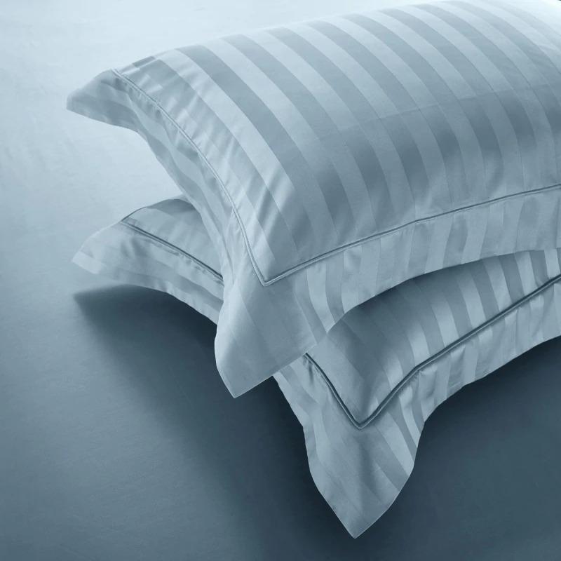 1200 TC Light Blue Egyptian Cotton Pillowcases (Set of 2)