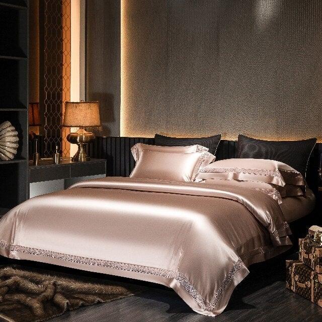 Annabelle Pale Pink Luxury Duvet Cover Set – Roomie Design