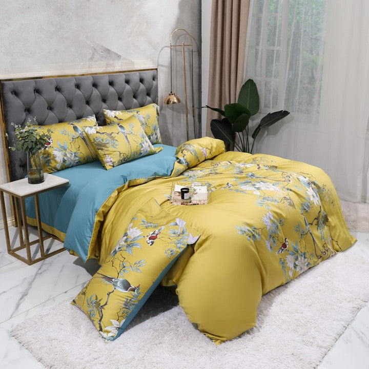 Bohemian Orient Duvet Cover Set (Egyptian Cotton, 500 TC) Bedding Roomie Design 