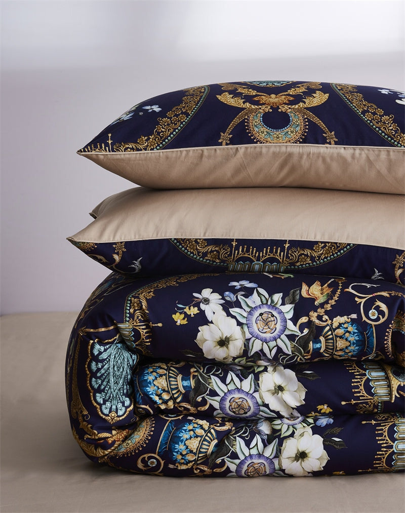 Canterbury Duvet Cover Set (Egyptian Cotton, 500TC) Duvet Covers Roomie Design 