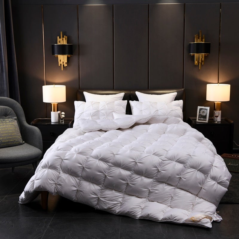 Diamond Goose Down Duvet (Egyptian Cotton Cover) Bedding Roomie Design 