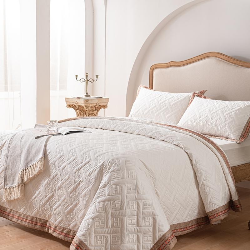 Diamond Quilted Bedspread Set Bedding Roomie Design 