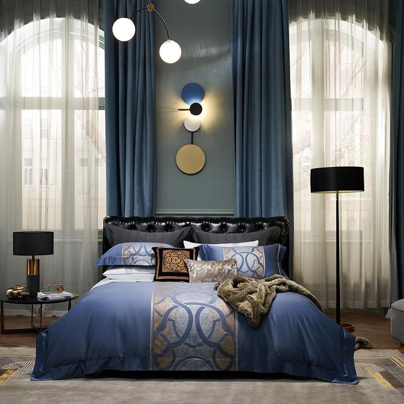 Gaia Luxury Duvet Cover Set (Egyptian Cotton, 1200 TC) Bedding Roomie Design 