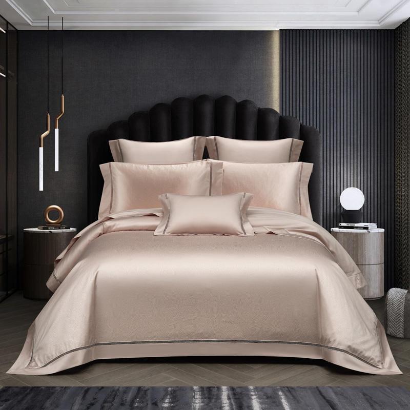 Glowing Weave Duvet Cover Set (Egyptian Cotton, 1000 TC) Bedding Roomie Design 