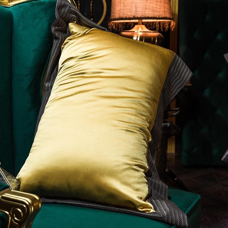 Golden Empire Embroidered Duvet Cover Set (800 TC) Bedding Roomie Design 