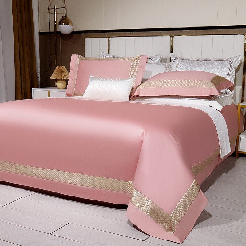 Grandiose Pink Luxury 1000 TC Duvet Cover Set