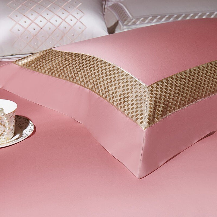 Grandiose Luxury Pink 1000 TC Duvet Cover Set Bedding Roomie Design 