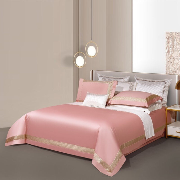 Grandiose Pink Luxury 1000 TC Duvet Cover Set