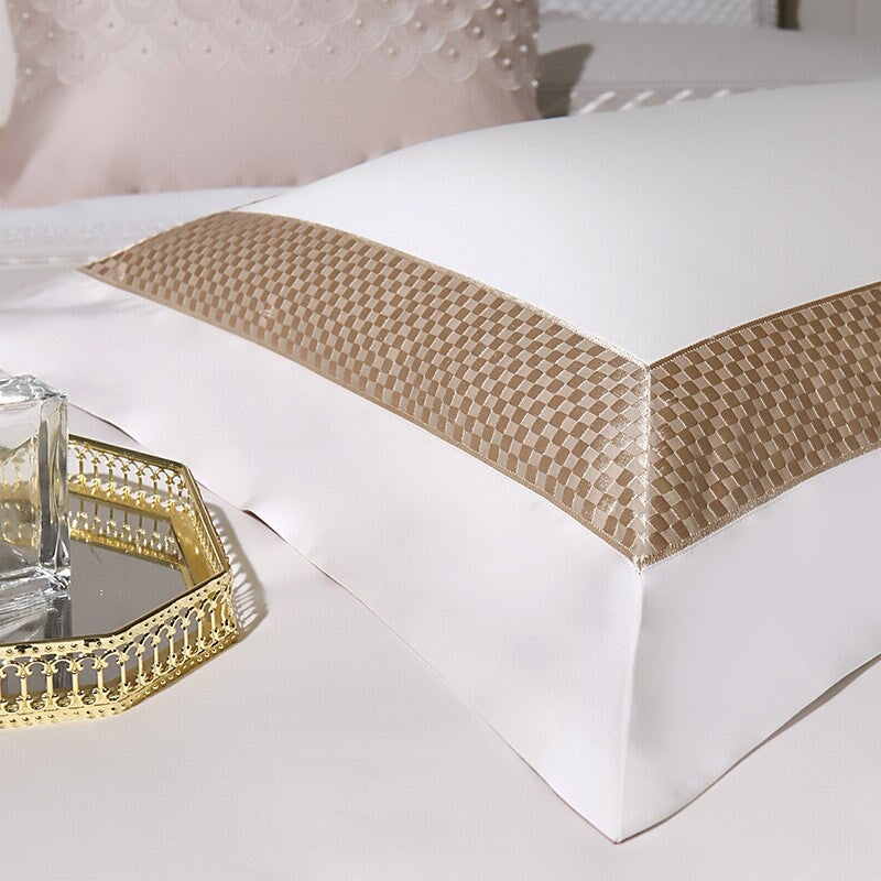 Grandiose White Luxury 1000 TC Duvet Cover Set Bedding Roomie Design 
