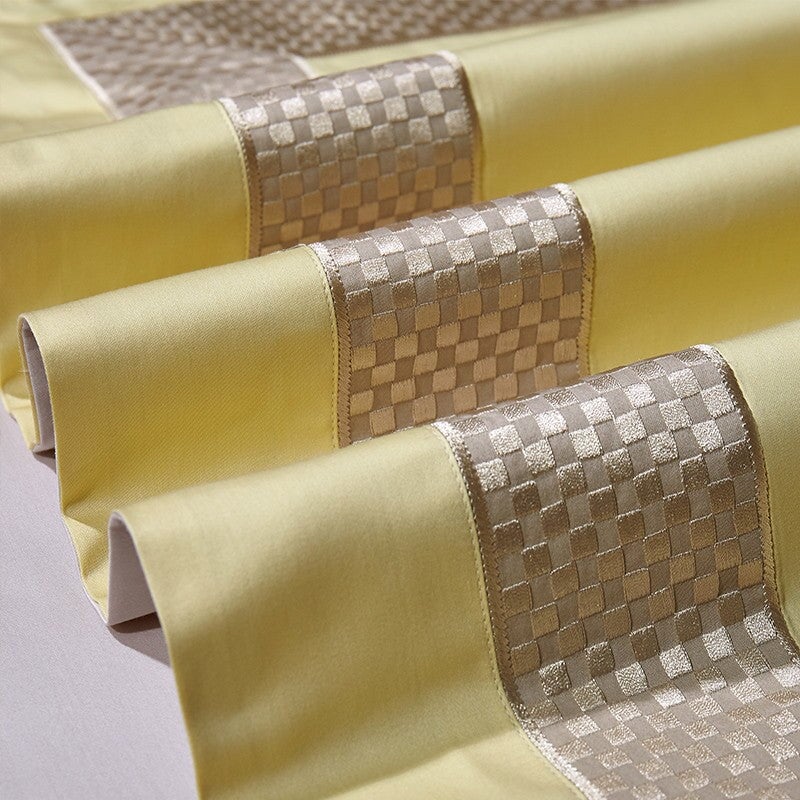 Grandiose Yellow Luxury 1000 TC Duvet Cover Set Bedding Roomie Design 