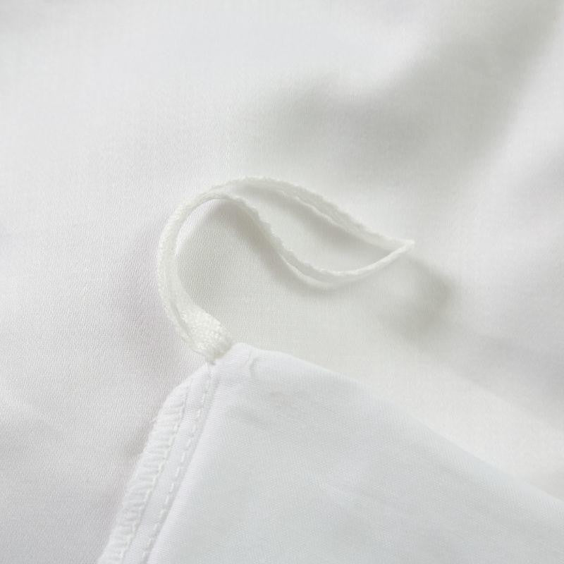Hotel Classic Dual-Tone 100% Cotton Simple Duvet Cover Set