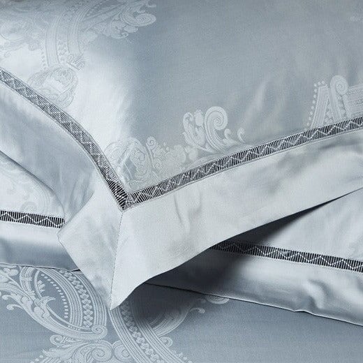 Ice Blue 1000 TC Egyptian Cotton Duvet Cover Set