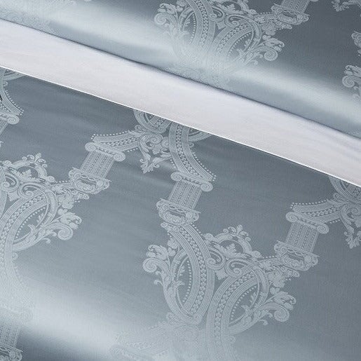 Ice Blue 1000 TC Egyptian Cotton Duvet Cover Set