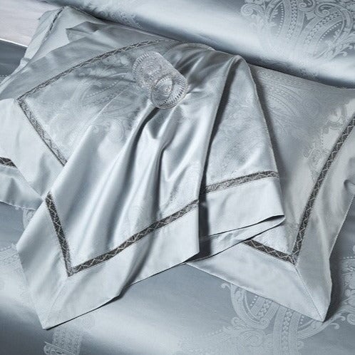 Ice Blue 1000 TC Egyptian Cotton Duvet Cover Set