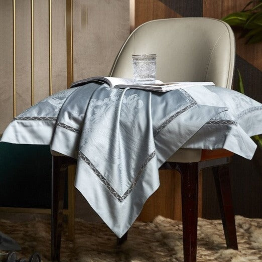 Ice Blue 1000 TC Egyptian Cotton Duvet Cover Set