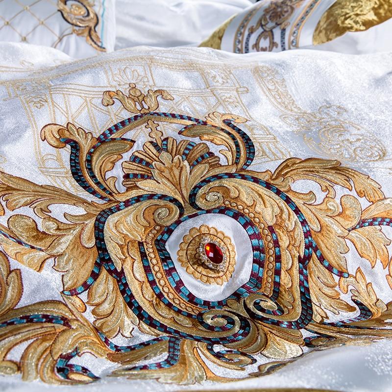 Jeddah Luxury Duvet Cover Set (Egyptian Cotton, 800 TC) Bedding Roomie Design 