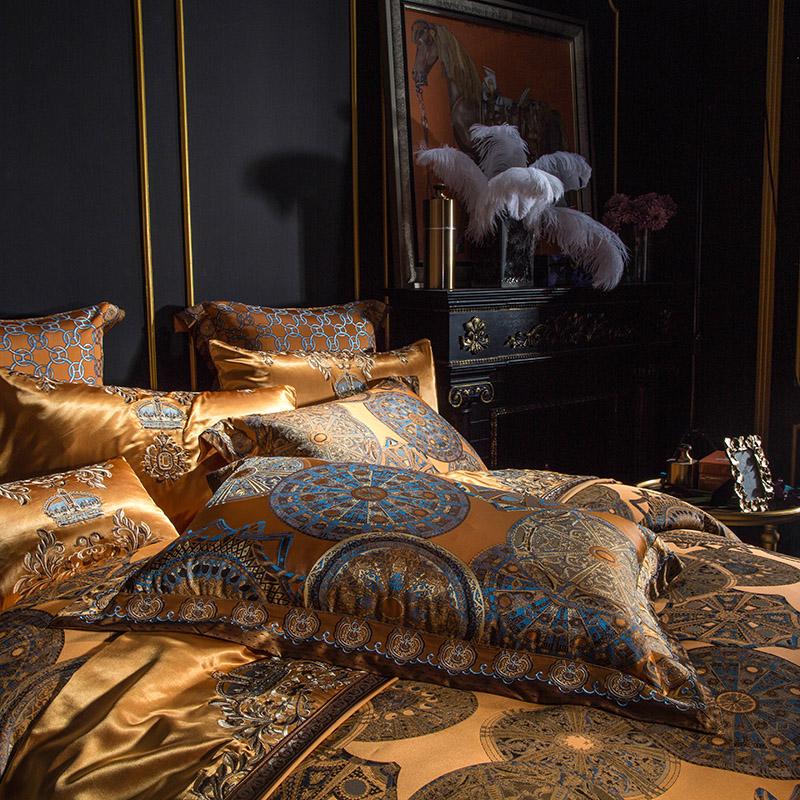 Kleopatra Luxury Duvet Cover Set (600 TC) Bedding Roomie Design 
