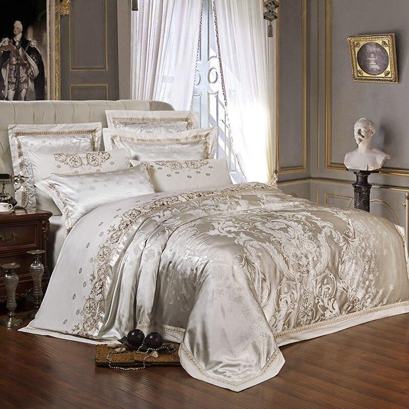 Laroux Luxury Jacquard Satin Bedding Set Luxury Designer Bedding Set ...