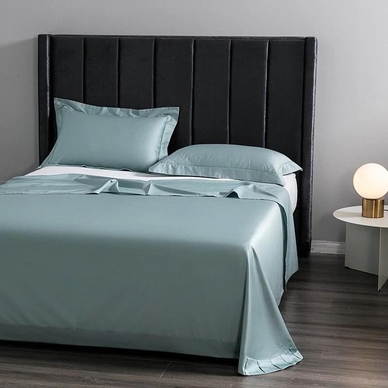 Light Blue Egyptian Cotton Sheet (1000 TC) Bedding Roomie Design 