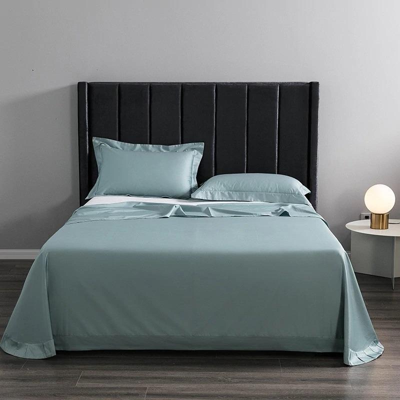 Light Blue Egyptian Cotton Sheet (1000 TC) Bedding Roomie Design 