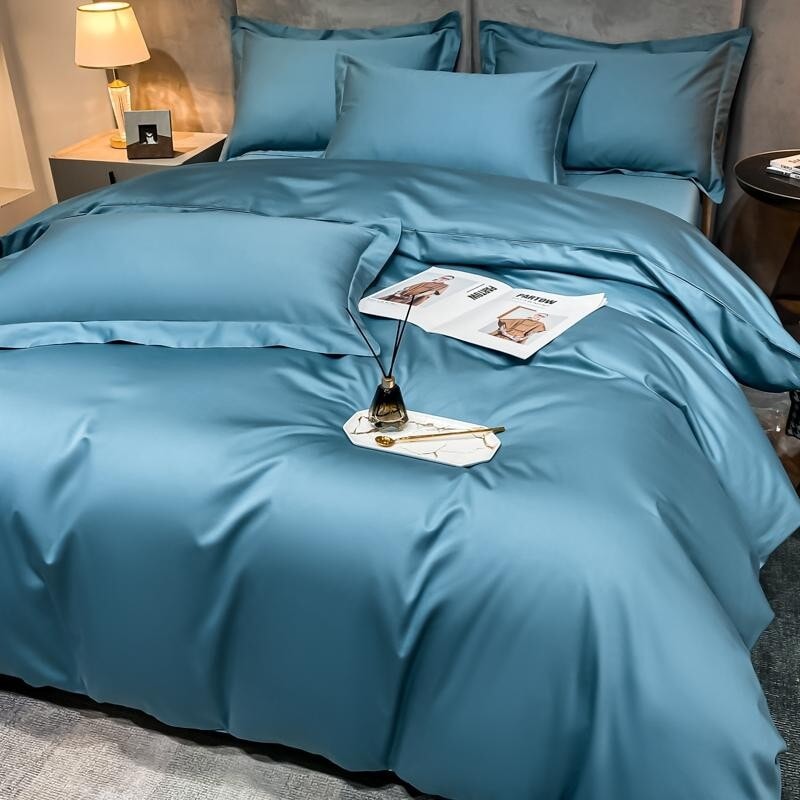 Light Blue Super Hero 1000 TC Duvet Cover Set Bedding Roomie Design 