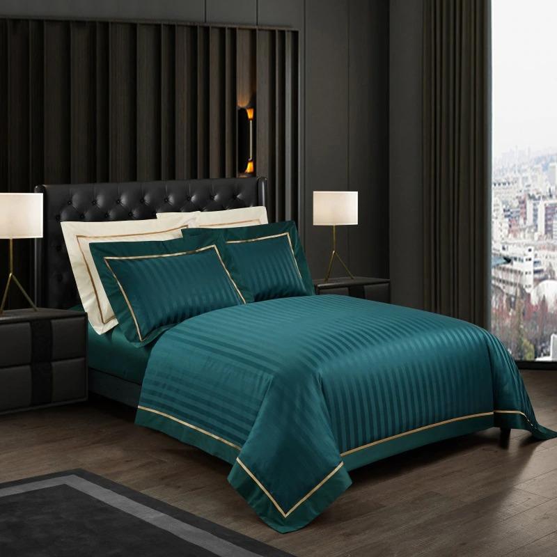 Luxurious 1200-Thread-Count Green Duvet Cover Set (Egyptian Cotton) Bedding Roomie Design 