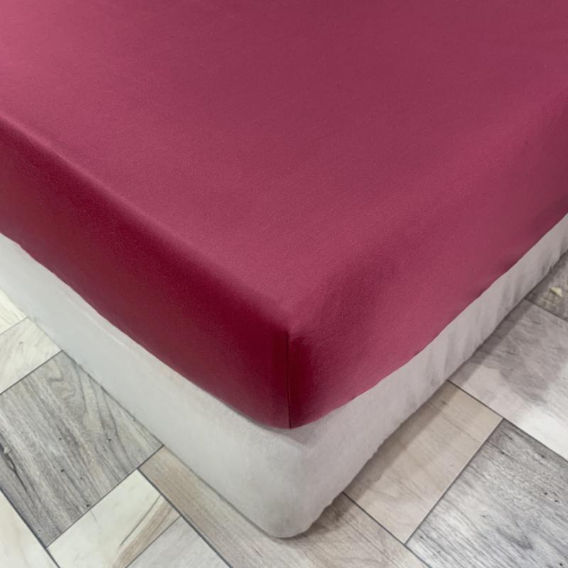 Lyocell Red Fitted 3 Piece Sheet Set Bedding Roomie Design 