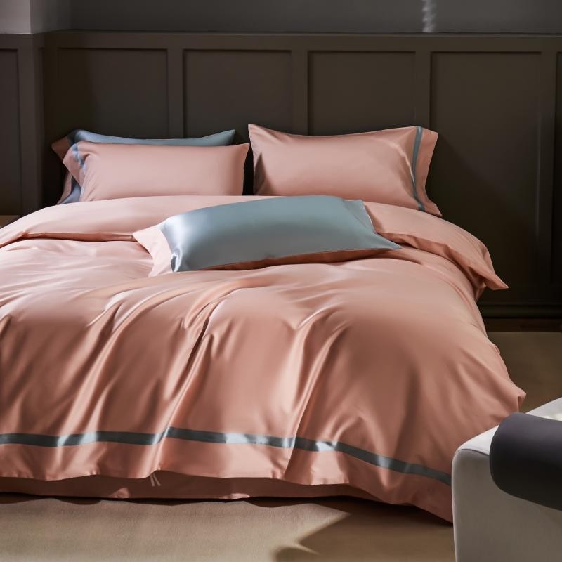 Mocha Rose Luxury Duvet Cover Set (1000 TC) Bedding Roomie Design 