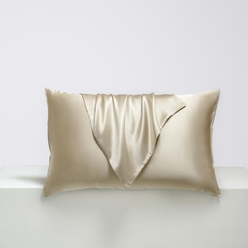 Mulberry Silk Cream Pillowcase for Hair and Skin (Set of 2) Bedding Roomie Design 
