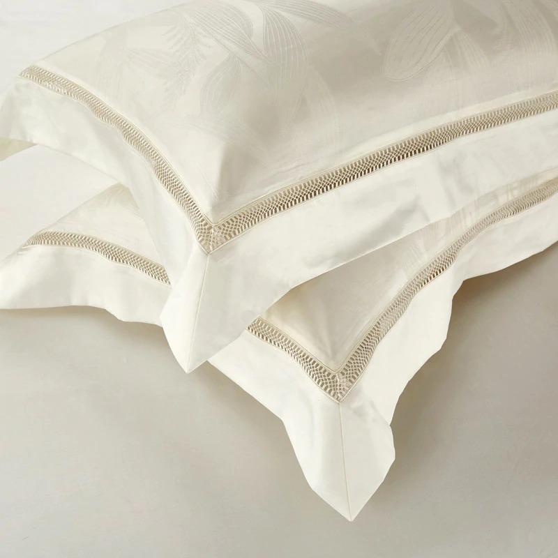 Nadine Egyptian Cotton Pillowcases (Set of 2) Bedding Roomie Design 