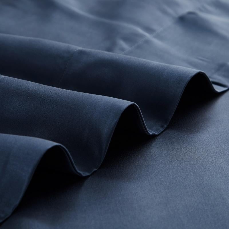 Navy Blue 25 Momme Mulberry Silk Bedding Set