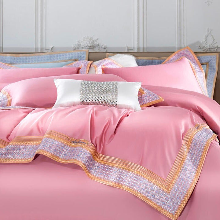 New Plaza Candy Pink Duvet Cover Set (Egyptian Cotton)