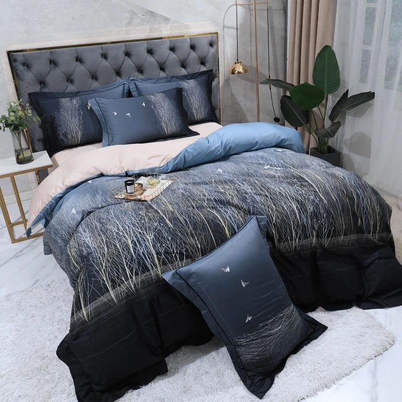Night Time Duvet Cover Set Luxury Designer Bedding Set – Roomie Design