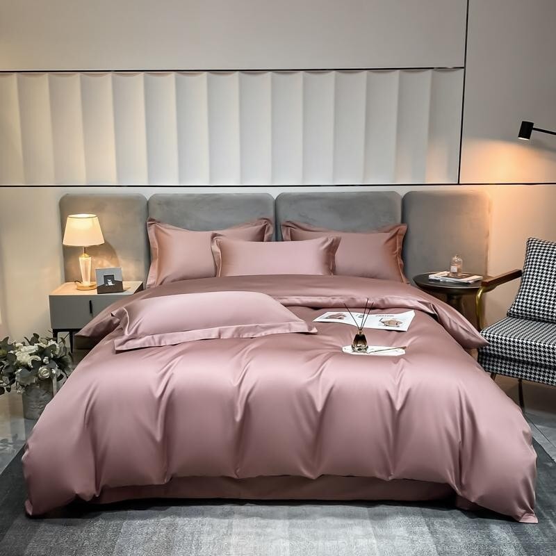 Pale Pink Super Hero 1000 TC Duvet Cover Set Bedding Roomie Design 