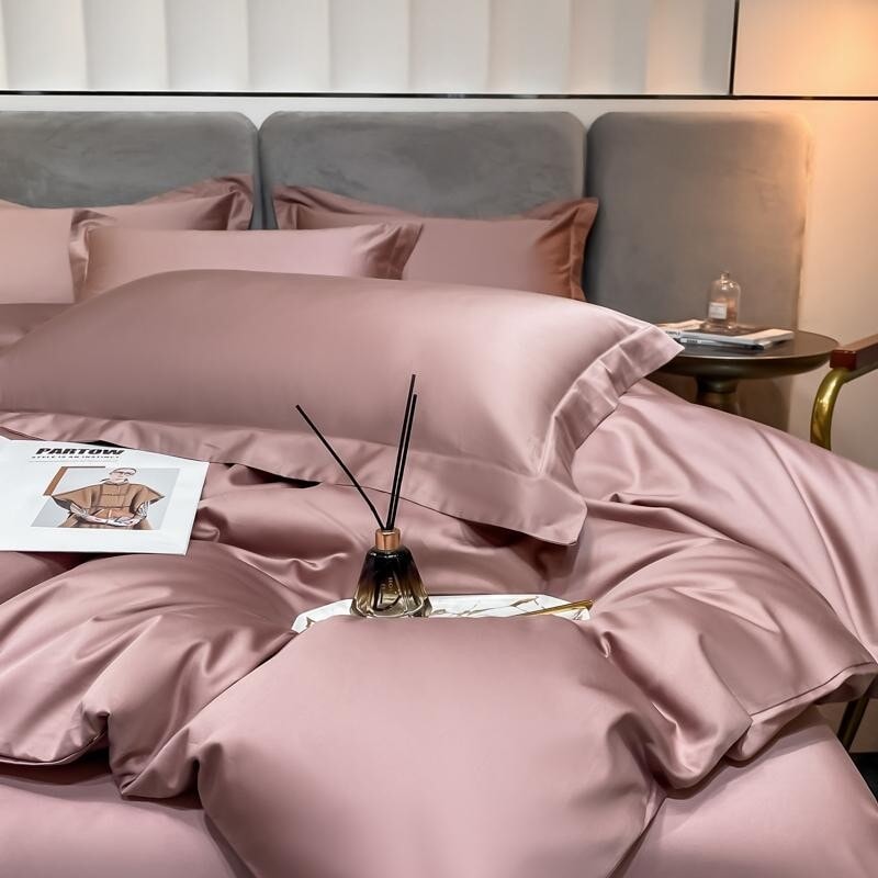 Pale Pink Super Hero 1000 TC Duvet Cover Set Bedding Roomie Design 