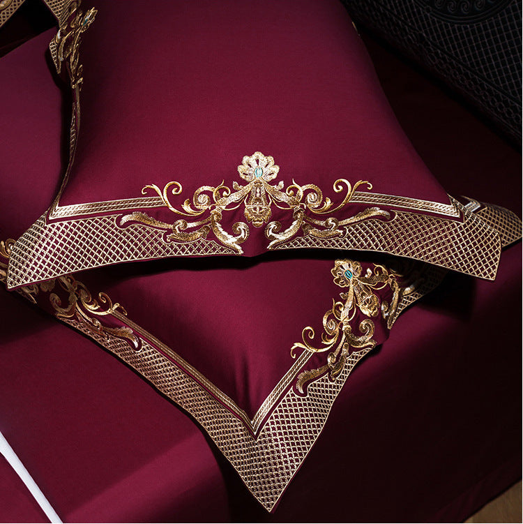 Passion Flame Jacquard Pillowcase (Set of 2)