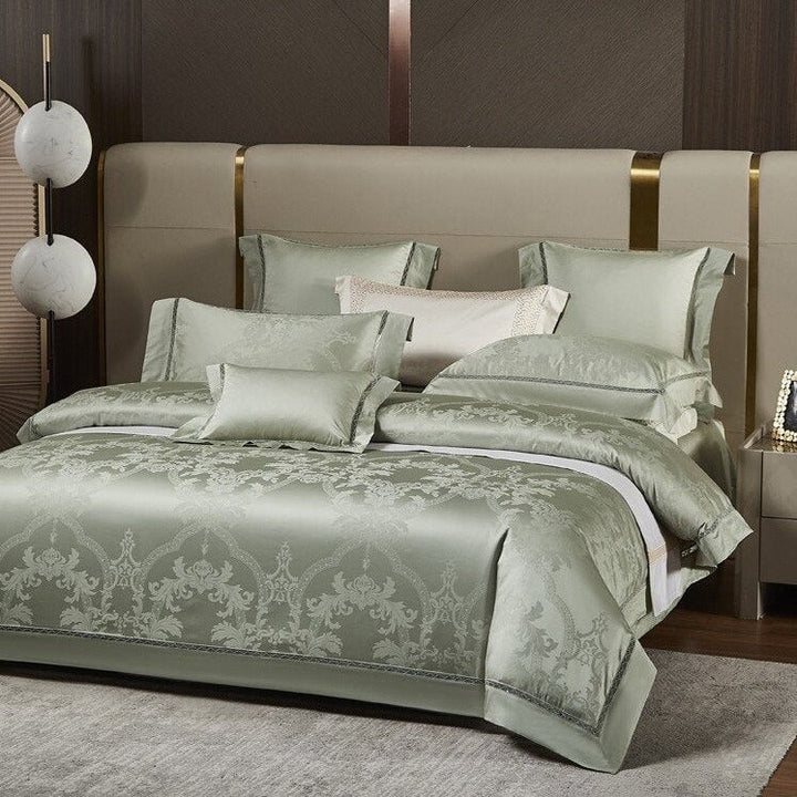 Pistachio 1000 TC Egyptian Cotton Duvet Cover Set Bedding Roomie Design 