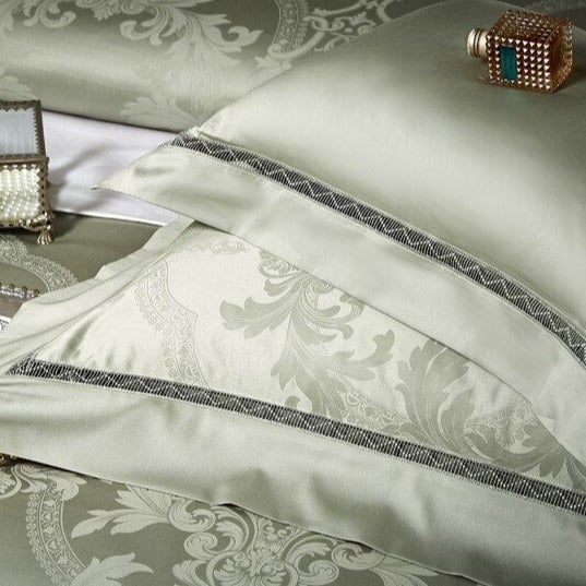 Pistachio 1000 TC Egyptian Cotton Duvet Cover Set Bedding Roomie Design 
