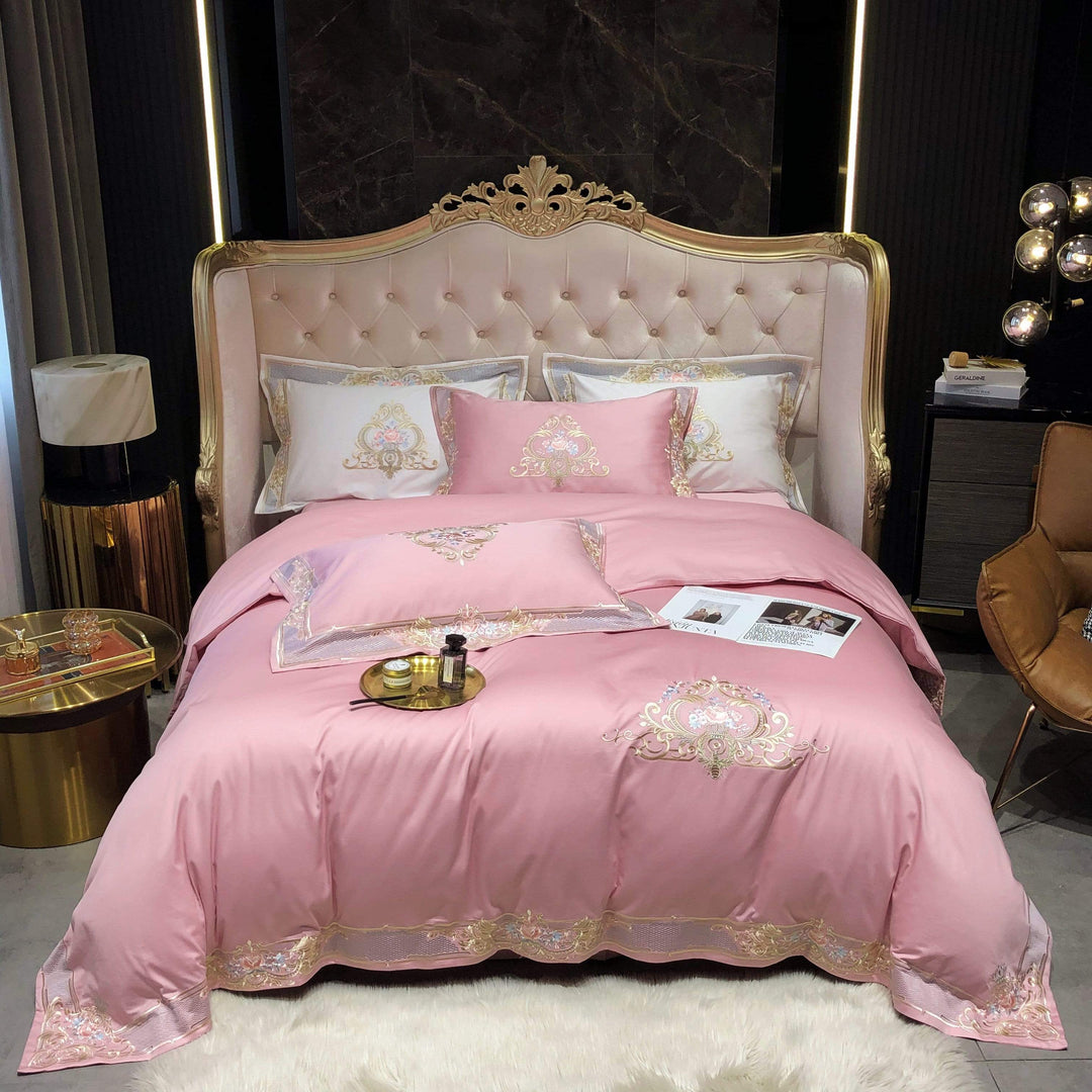 Prarie Pink Duvet Cover Set (Egyptian Cotton) Bedding Roomie Design 