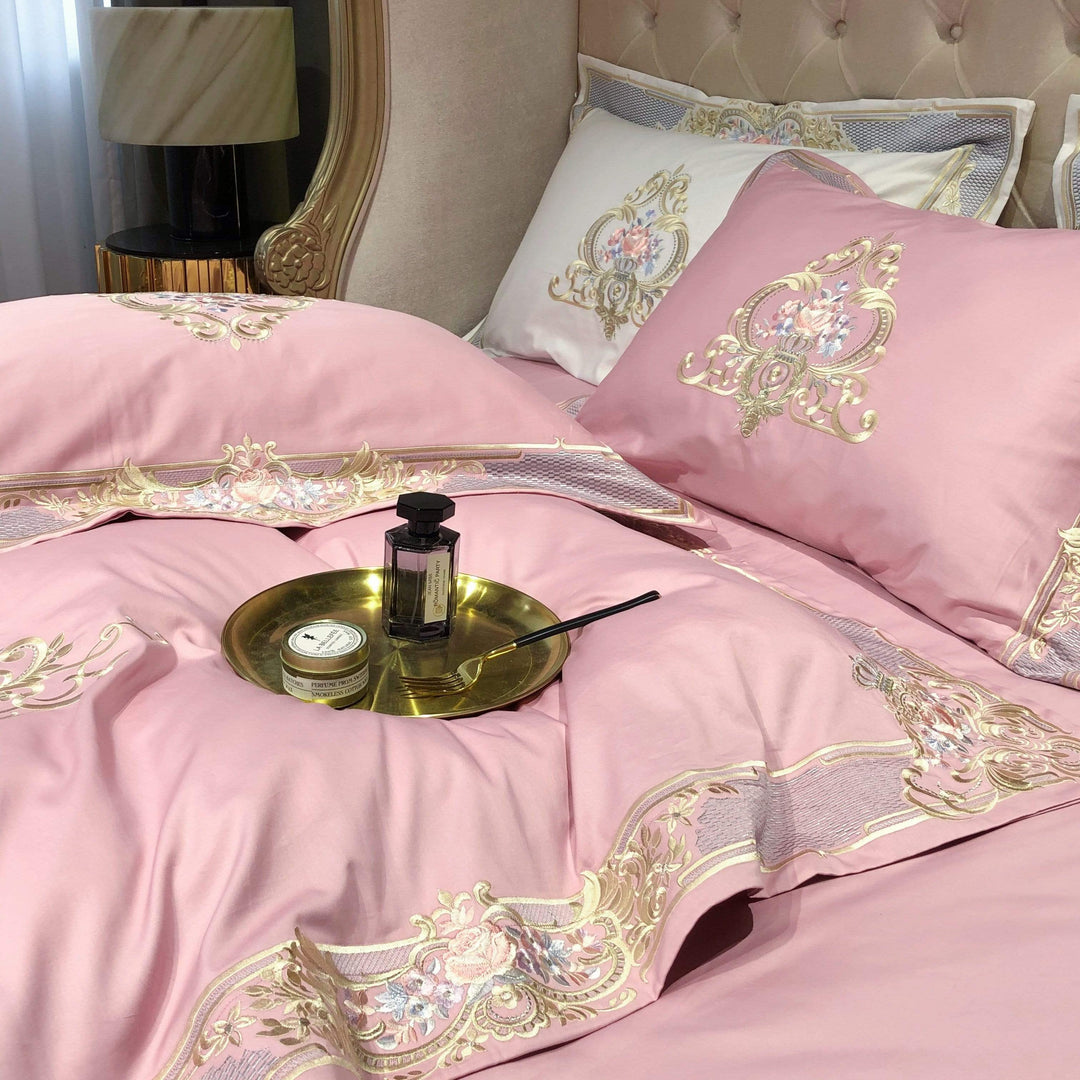 Prarie Pink Duvet Cover Set (Egyptian Cotton) Bedding Roomie Design 
