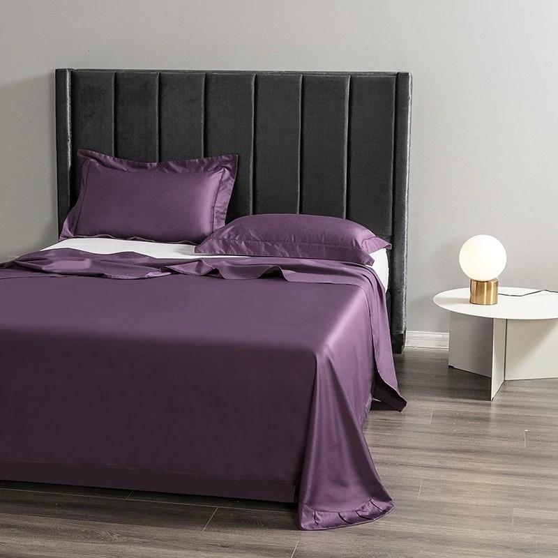 Purple Egyptian Cotton Sheet (1000 TC) Bedding Roomie Design 