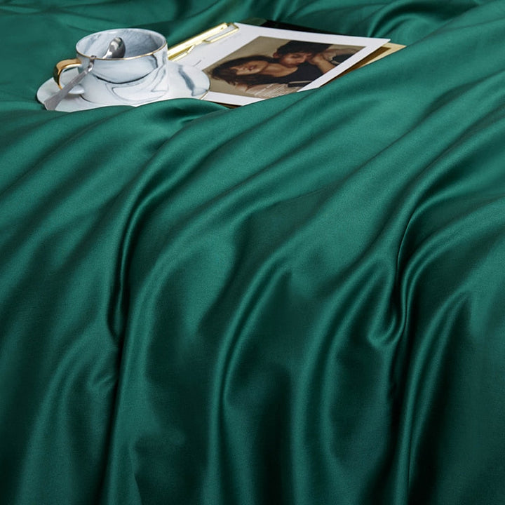 Core Egyptian Cotton Bedding Set (Forest Green)