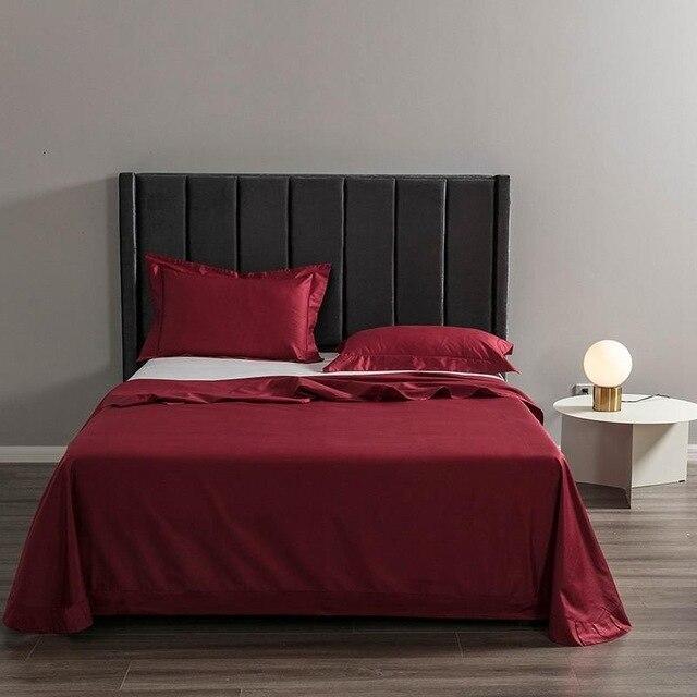 Red Egyptian Cotton Sheet (1000 TC) Bedding Roomie Design 