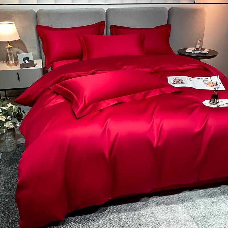 Red Super Hero 1000 TC Duvet Cover Set Bedding Roomie Design 