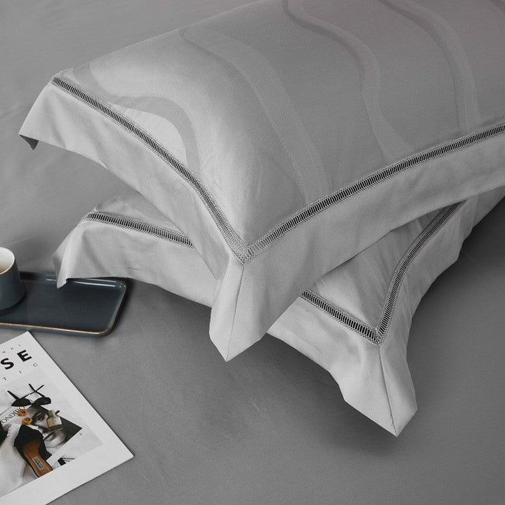 Rhodes Luxury Duvet Cover Set (Egyptian Cotton, 1000 TC) Bedding Roomie Design 