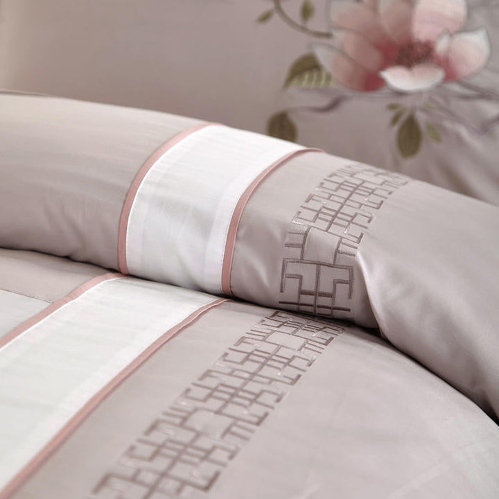 Sakura Duvet Cover Set (Egyptian Cotton, 500 TC) Bedding Roomie Design 