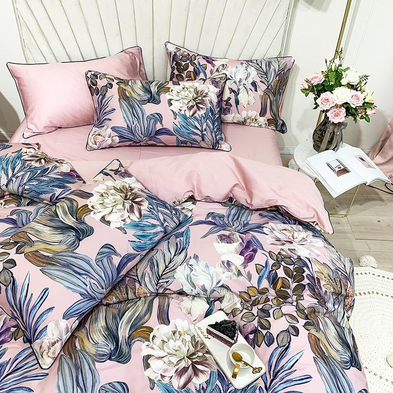 Woodland Pink Duvet Cover Set (Egyptian Cotton) Bedding Roomie Design 