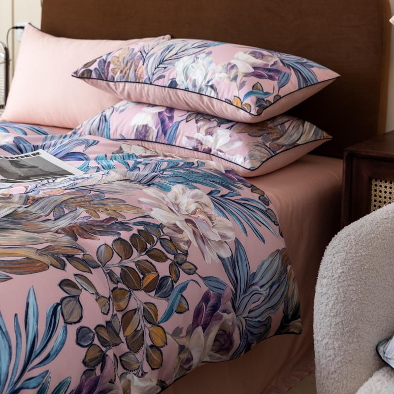 Woodland Pink Pillowcases (Set of 2)