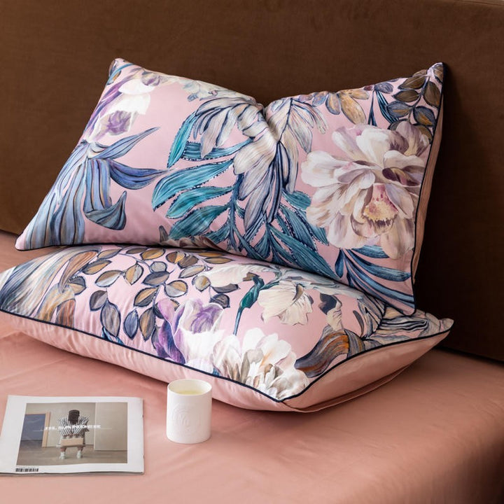 Woodland Pink Pillowcases (Set of 2)